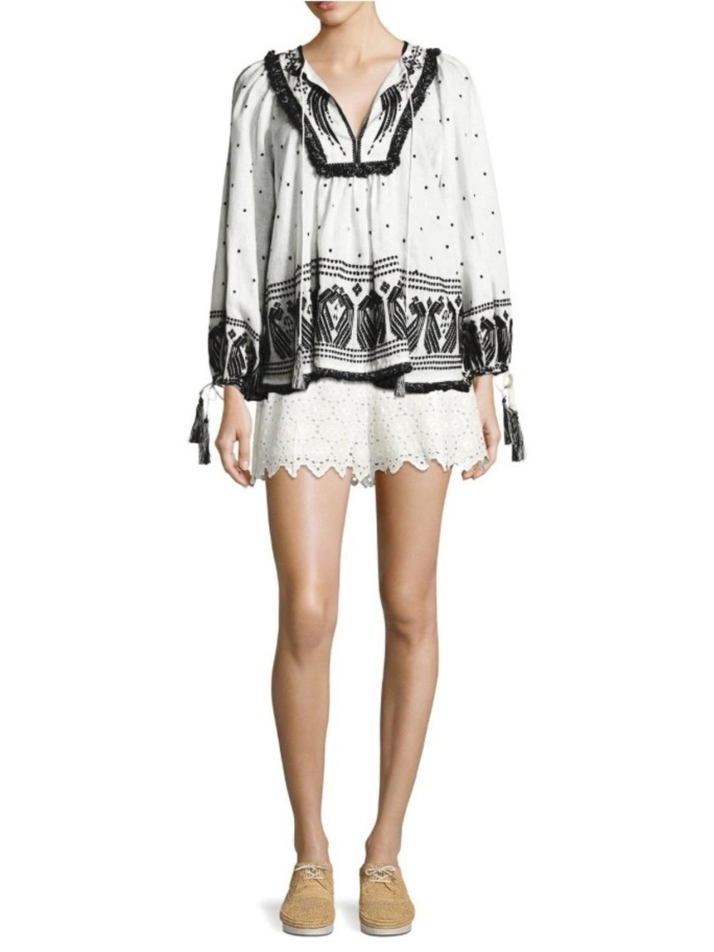 Zimmermann Divinity Peacock Boho Top